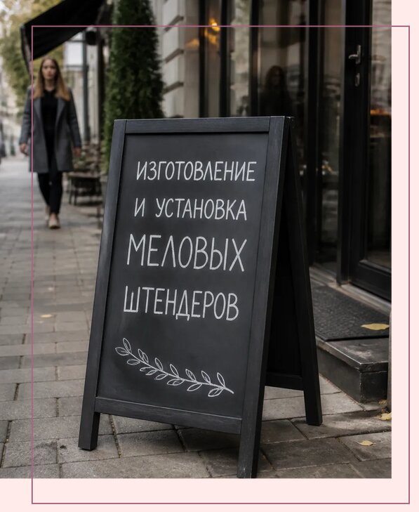 Меловые штендеры в Нефтеюганске по цене от 6609 р. | Аванза-Нфт
